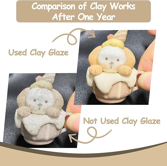 50ml Air Dry Clay Glaze & Varnish - Image 4