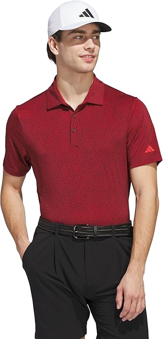adidas Mens Ultimate365 Mini Bunker Polo Shirt