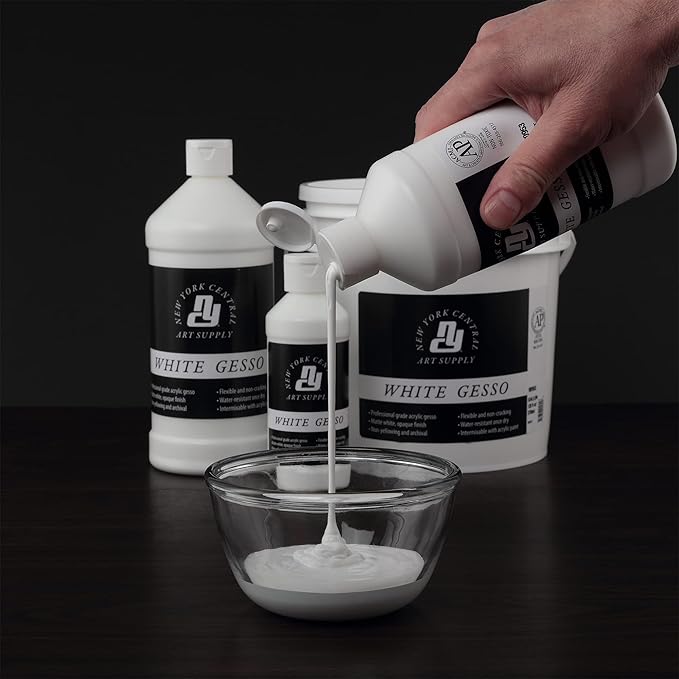 Acrylic Gesso - White Professional Grade Gesso - Image 6