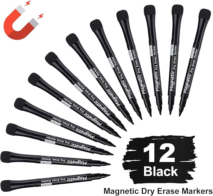 Browill Magnetic Dry Erase Markers, Dealkits Low Odor White Board Markers - Image 7