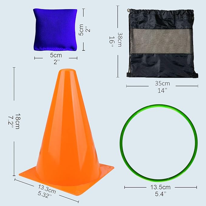 unanscre 31PCS 3 in 1 Carnival Outdoor Games Combo Set - Image 6