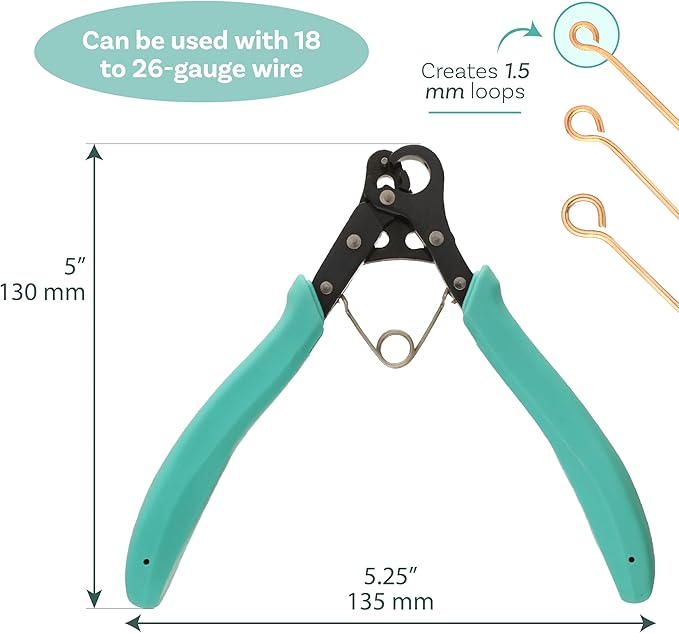 The Beadsmith Vintaj One Step Looper – Create and Trim Consistent 1.5 mm Loops - Image 4