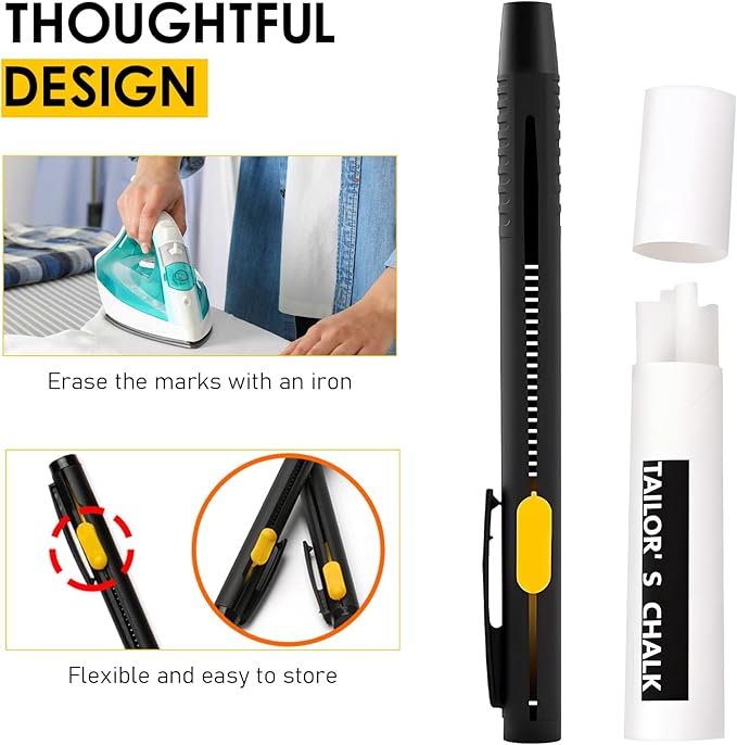 Heat Erasable Fabric Marker For Sewing, Heat Erasable Pens for Fabric, Erasable - Image 5