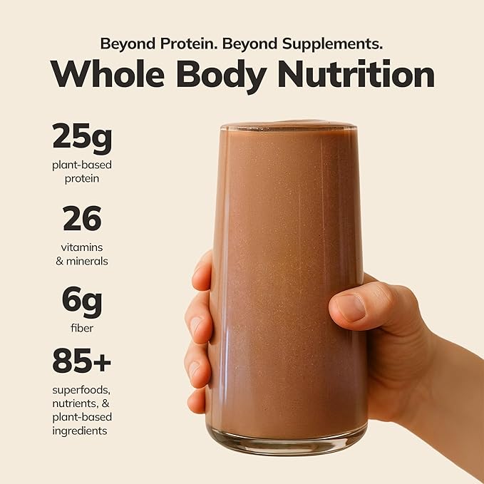 Ka’Chava Whole Body Meal Shake Chocolate, 5-count Travel Size Sachets – Vegan - Image 3