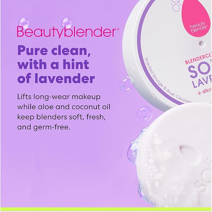 Beautyblender Blendercleanser Tool Scrub Solid Cleanser – Lavender Scented - Image 2