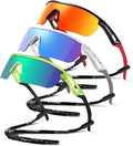 Kids Sunglasses Youth Baseball Sunglasses for Boys Girls 3-12 Polarized Softball Sports Goggles UV Protection