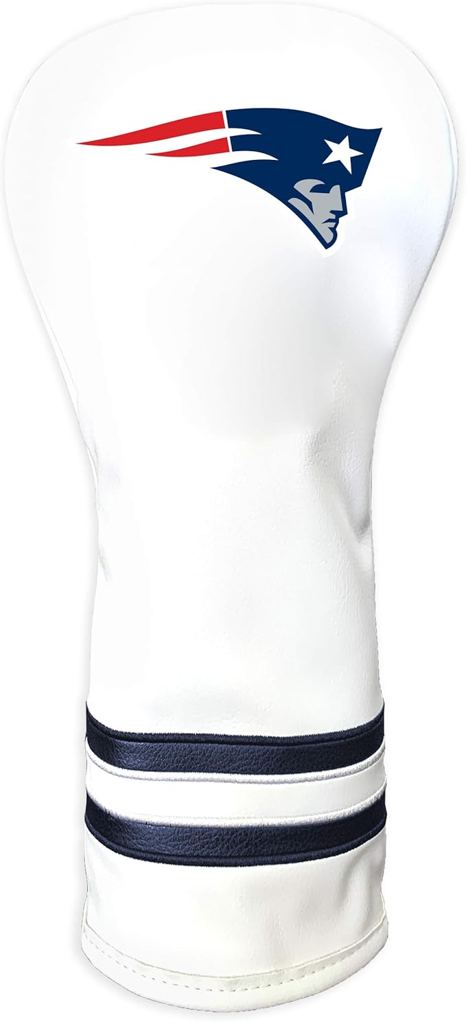 Team Golf NFL Pittsburgh Steelers White Vintage Fairway Head Cover White Vintage Fairway Golf Club Headcover, Form Fitting Design, Retro Design