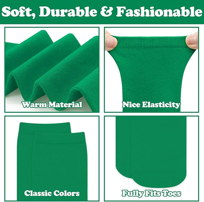 Sarfel Kids Soccer Socks Toddler Soccer Socks Girls Boys Soccer Socks Kids Tube Socks with Stripes Toddler Knee High Socks