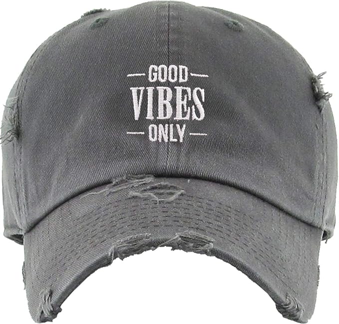 Rose Flowers Love Good Vibes Men Women Dad Hat Baseball Cap Adjustable Unisex