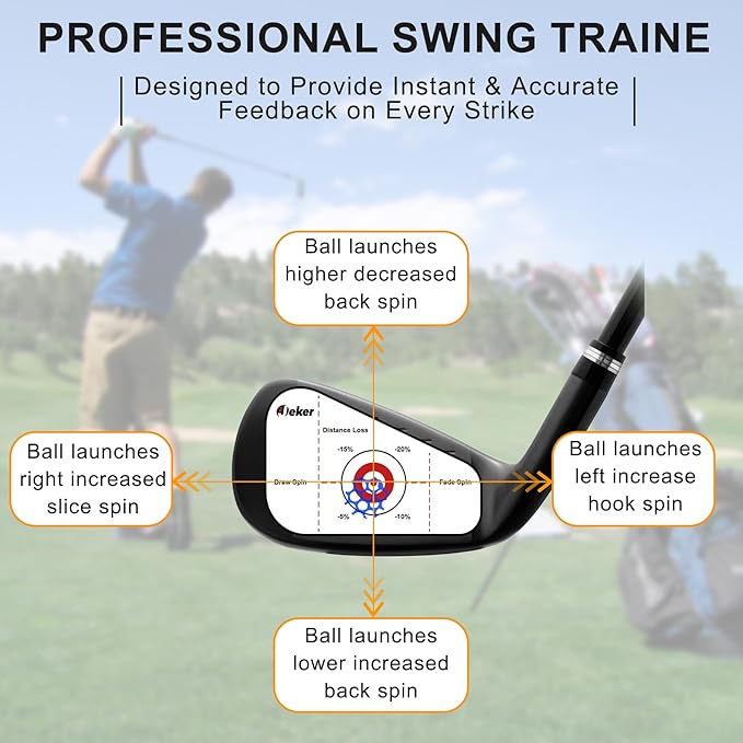 Golf Impact Tape - High-Resolution Strike Stickers for Iron, Wood & Fairway Clubs, Non-Residue, Swing Training Aid Impact Labels