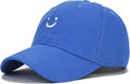 Umeepar Smile Face Baseball Cap for Women Men Adjustable Low Profile Unstructured Cotton Dad Hat