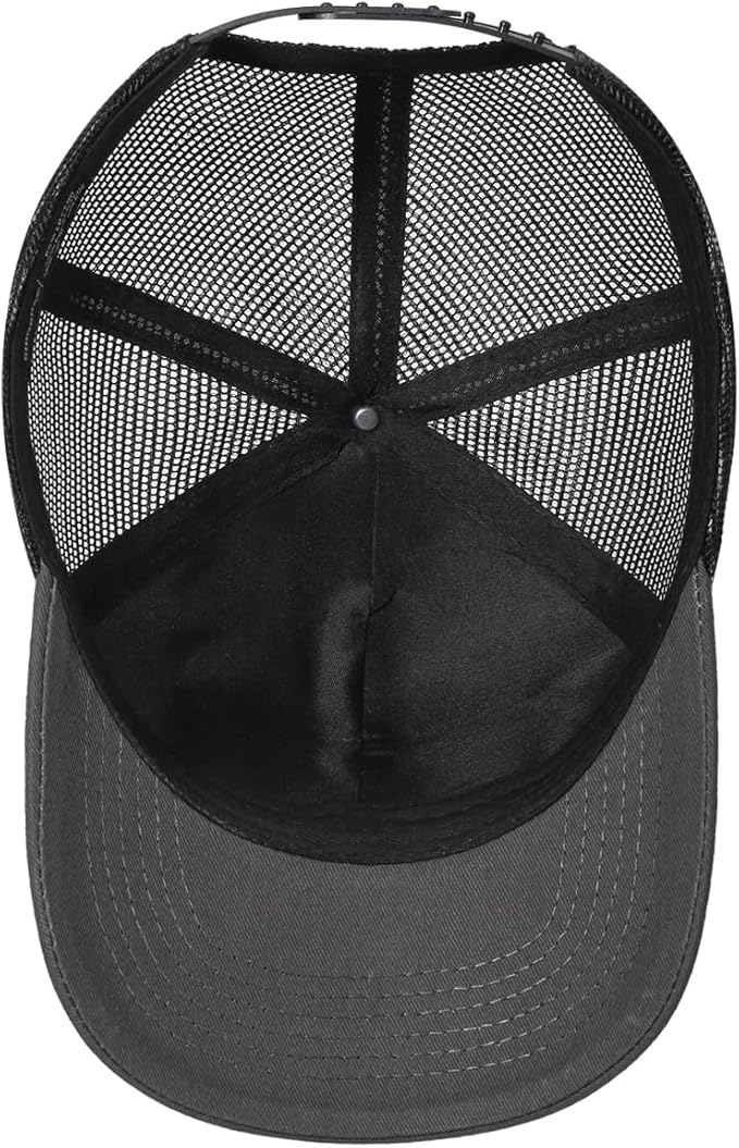 American Flag Trucker Hat - Snapback Hat, Baseball Cap for Men Women - Breathable Mesh Side, Adjustable Fit - for Casual Wear