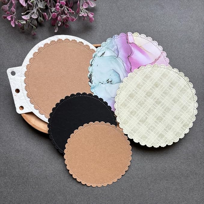 Circle Loose-Leaf Lace Die Cuts - Image 3