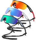 Kids Sunglasses Youth Baseball Sunglasses for Boys Girls 3-12 Polarized Softball Sports Goggles UV Protection