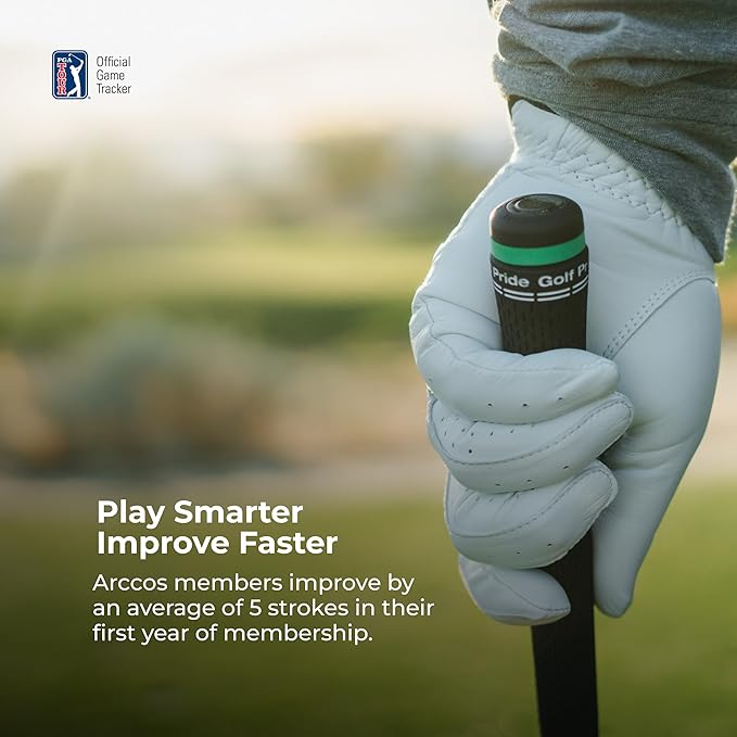 Arccos Smart Sensors: Automatic Golf Game Tracking System, A.I. Powered GPS Rangefinder & Smart Club Distances