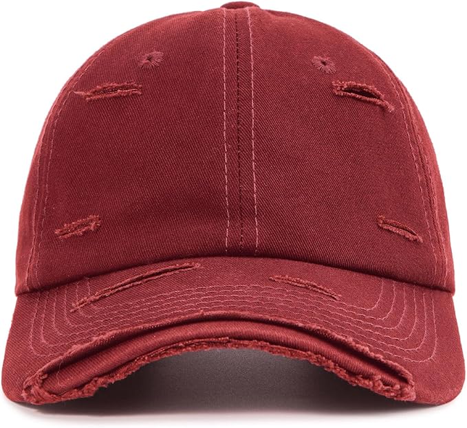 Komorebi Baseball Cap Women Men Vintage Washed Distressed Hats Adjusted Cotton Dad Hat Adjustable Trucker Headwear