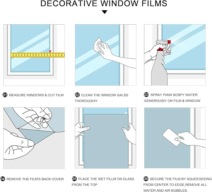 DKTIE Retro Leaves Pattern Two-Way Window Film Privacy Day and Night Window - Image 9