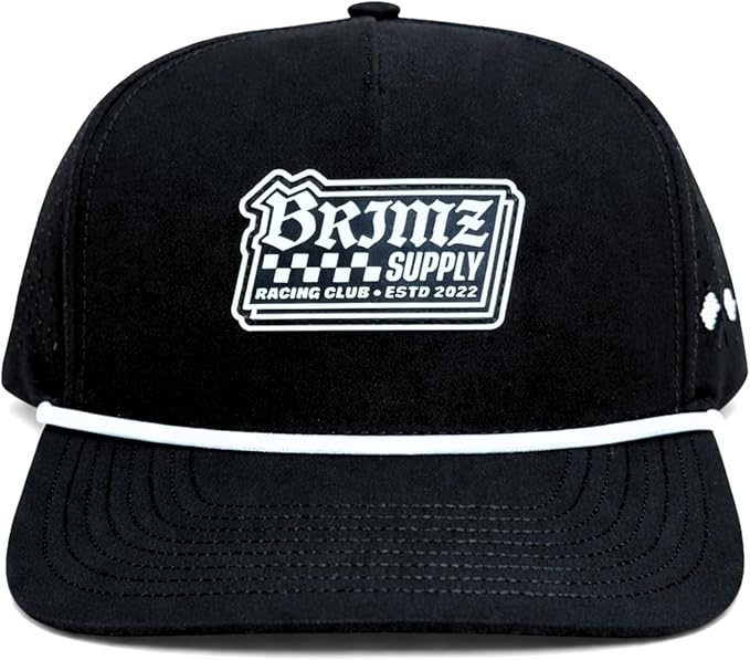 BRIMZ Outdoor Performance Hat - Water & Sweat Resistant Hats - Breathable & Moisture-Wicking Snapback