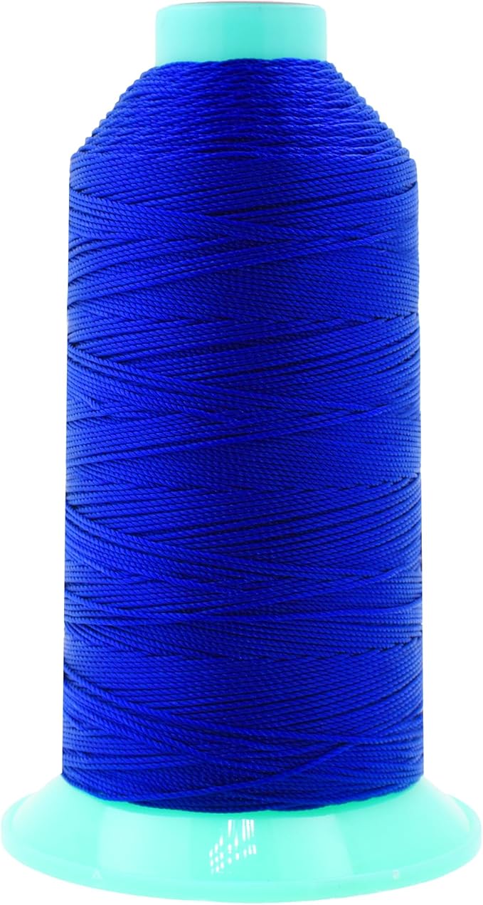 Mandala Crafts Bonded Nylon Thread Royal Blue Heavy Duty Sewing Threads by MandalaCrafts