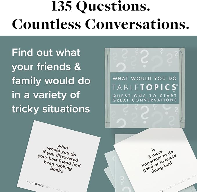 TableTopics What Would You Do Question Card Game - Image 2