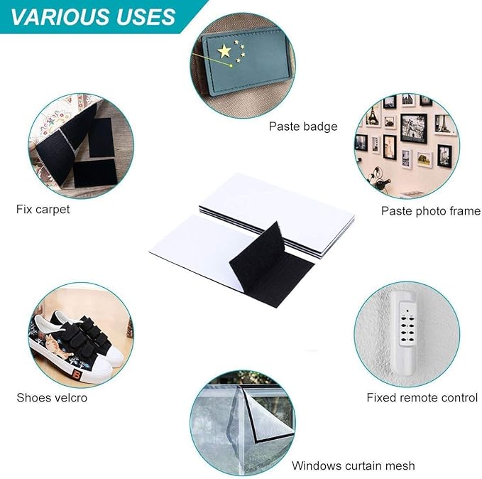 BRAVESHINE Industrial-Strength Self Adhesive Hook and Loop Roll - Image 6