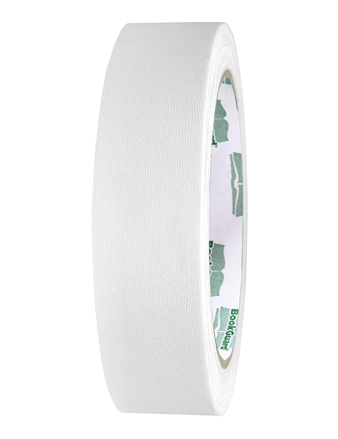 BookGuard 1 Inch Premium Bookbinding Repair Cloth Tape, 15 Yard Roll by ChromaLabel