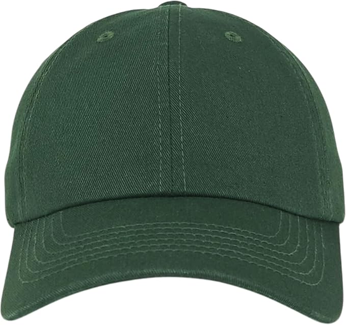 Classic Dad Hat Cotton, Low-Profile Plain Baseball Cap, Adjustable, Breathable and Packable