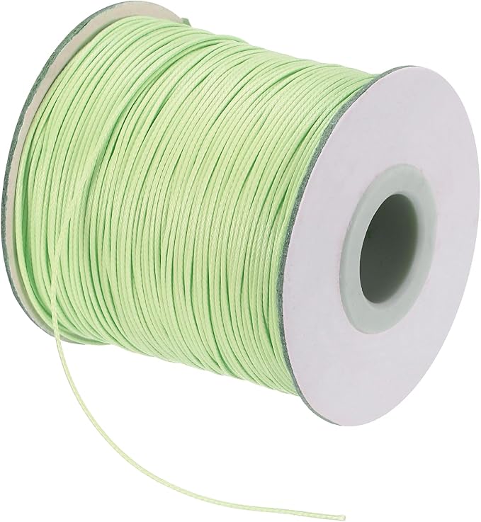 MECCANIXITY Waxed Cord 0.5mm Waxed Polyester Cord 175 Yard Wax String by MECCANIXITY
