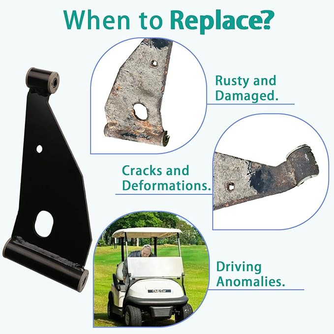 DRIVE UP Control Arm Delta A-Plate for 2004+ Club Car Precedent & 2018-up Tempo Golf Carts 102287301/103388501 (Control A-Arm Kit)