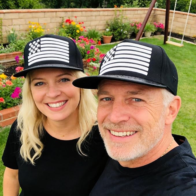 USA Flag Baseball Cap American Patriotic Trucker Hat Father Dad Mother Mom Adjustable Sportswear Hat for Men Women Adults