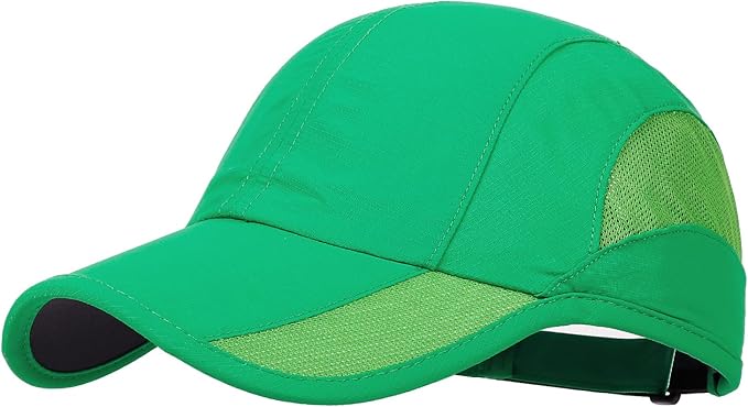 HH HOFNEN Quick Dry Baseball Cap Unstructured Running Cap Water-Resistant UPF 50+ Mesh Golf Sun Hats for Men Women