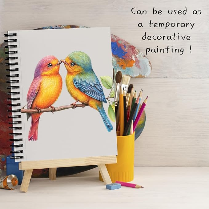 Sketch Book 9" x 11"，2 Pack 80-Sheets，Double-Sided Hardbound Sketchbook - Image 7