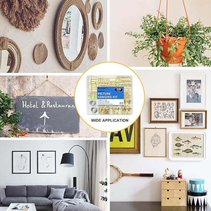 330pcs Picture Hangers Kit - Image 4