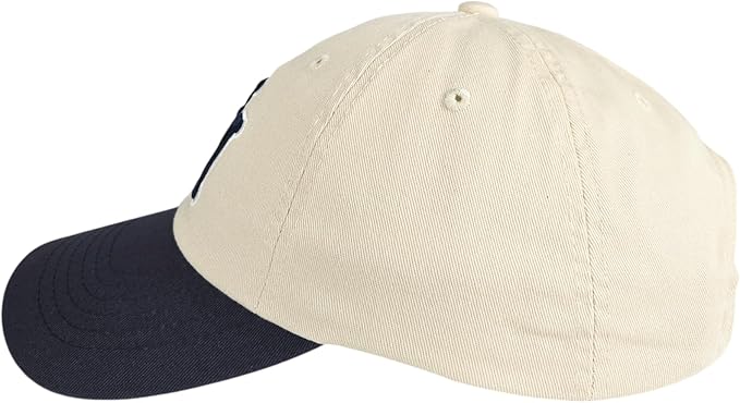 NY 3D Embroidered Cotton Dad Hat – New York Baseball Cap, Adjustable Metal Buckle Strap, Unstructured Low-Profile Style