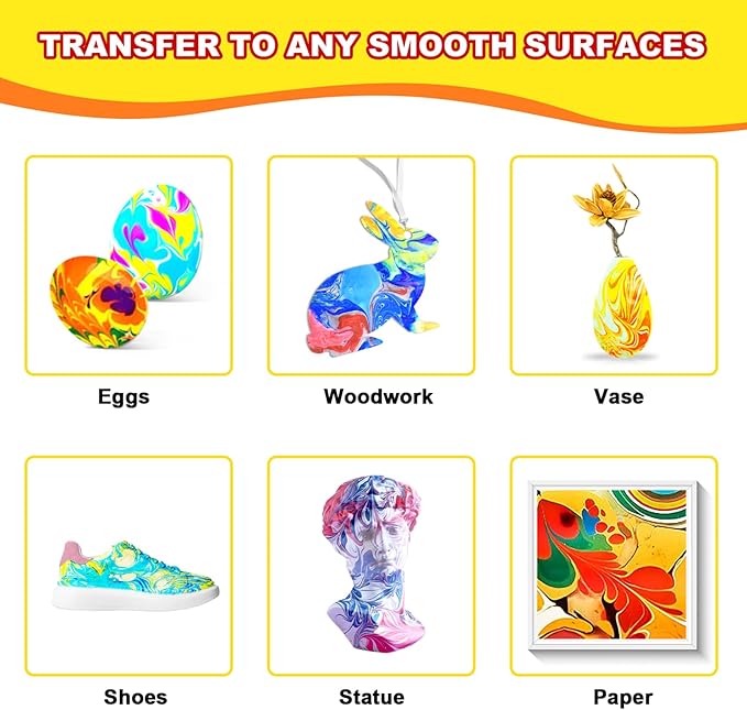 Water Marbling Paint Kit, Arts and Crafts - Image 7