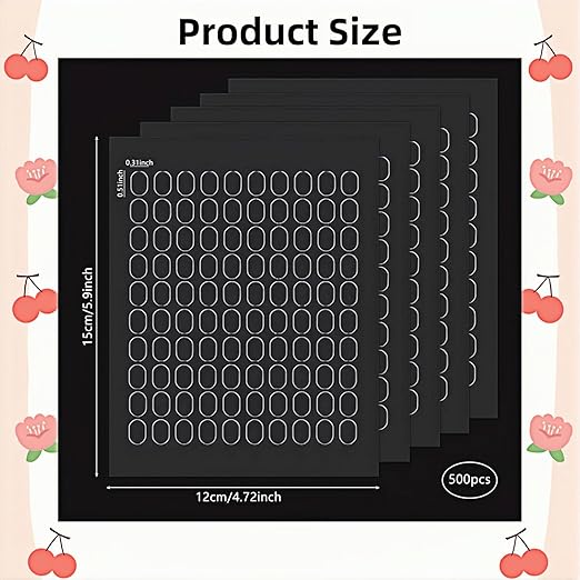 500 Pcs Clear Gel Glue Dots, Double Sided Removable Adhesive Dots, Sticky Tack - Image 2
