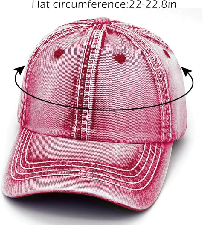 Baseball Cap Vintage Washed Hats Distressed Trucker Hat for Women Men