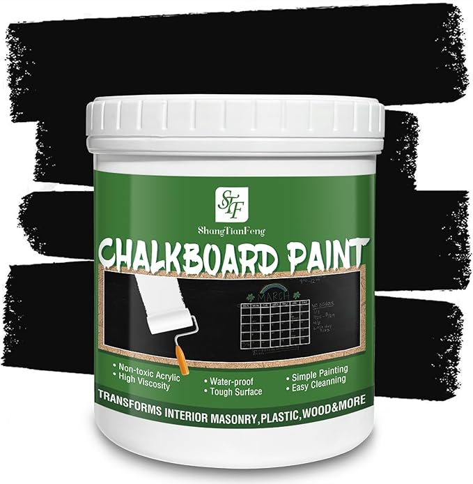 ShangTianFeng Black Chalkboard Paint （32 FL Oz） - Image 2
