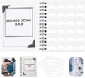 15 Sheets 360 PCS White Acid-Free Photo Corners Notebook, Self-Adhesive Photo by GOONAVI