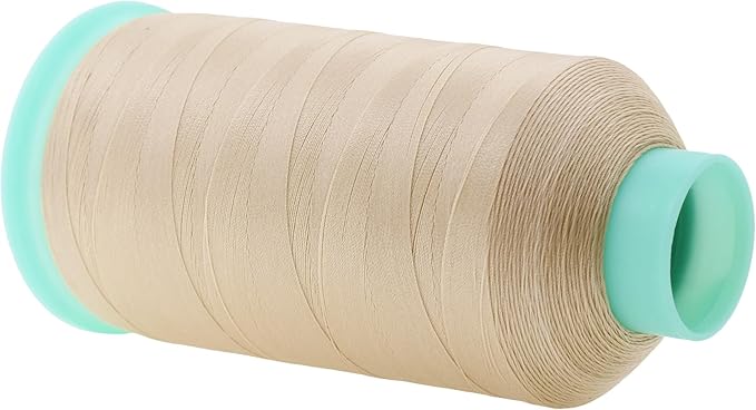 Mandala Crafts Bonded Nylon Thread Cream Heavy Duty Sewing Threads - Image 2