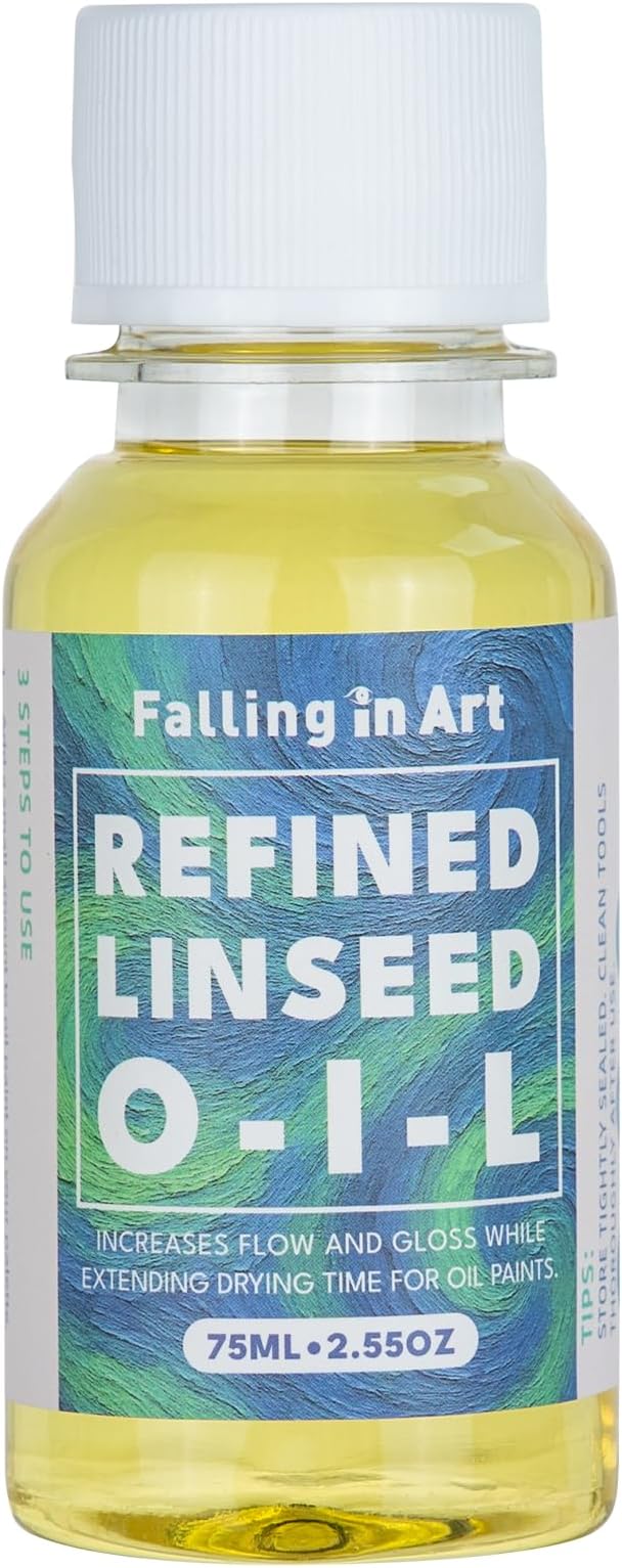 Falling in Art Refined Linseed Oil by FallinginArt