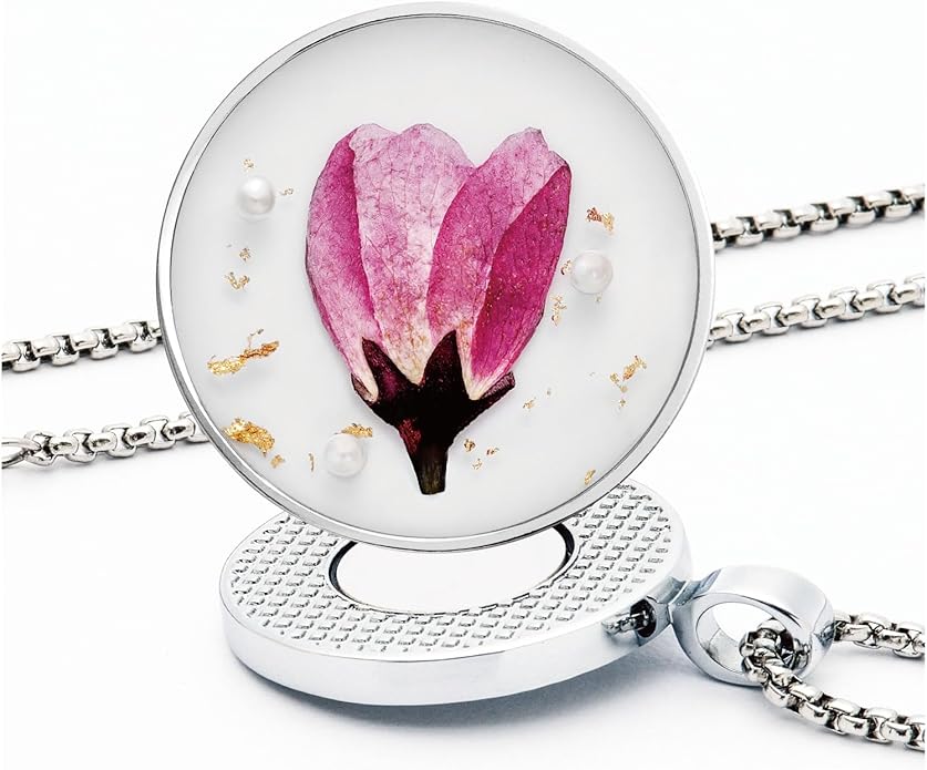 Golf Ball Marker necklace with ball marker, handmade pressed flower golf marker,Gifts Accessories Women Golfers