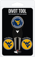 Team Golf NCAA Divot Tool with 3 Golf Ball Markers Pack, Markers are Removable Magnetic Double-Sided Enamel