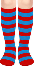 Olreco 1 Pack Toddler Kids Youth Soccer Socks Girls Boys Baseball Socks Youth Knee High Softball Football Accessories Cotton