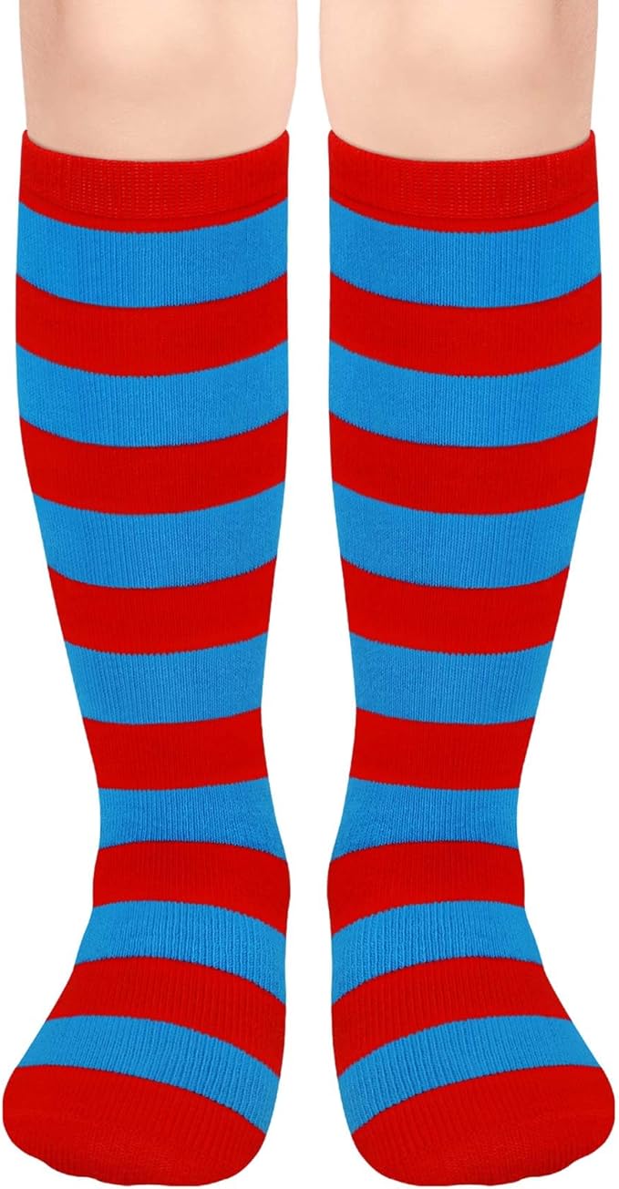 Olreco 1 Pack Toddler Kids Youth Soccer Socks Girls Boys Baseball Socks Youth Knee High Softball Football Accessories Cotton