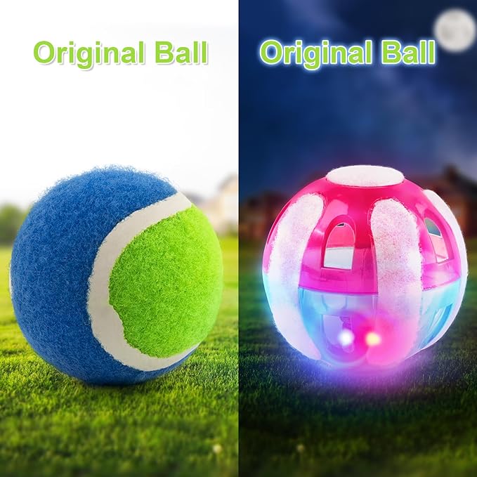 Ayeboovi Kids Outdoor Beach Pool Toys Toss and Catch Ball Set Upgraded Light UP - Image 9