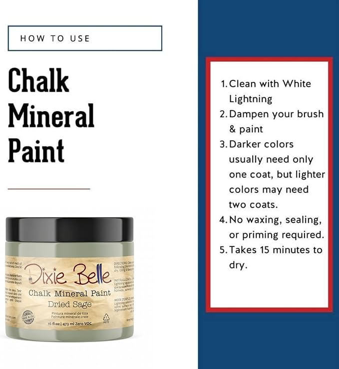 Dixie Belle Paint Company Chalk Finish Furniture Paint - Image 3