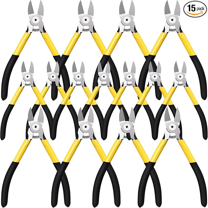 Lasnten Wire Cutters Precision Cutting Pliers Side Diagonal Cutters Small Wire by Lasnten