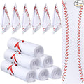 Peryiter 12 Counts Mini Cooling Towel, 30" x 9" Baseball Softball Soccer Golf Sweat Towel, Breathable Chilly Rag, Microfiber Sport Rags for Team Gym Running Coach Gift