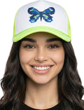 Funky Junque Premium Mesh Snapback Trucker Hat - Stylish Comfort for All - Patriotic, Humor & More